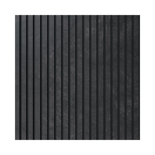 Painel Ripado Eva Laminado Autocolante 10cm Urban Black | Val